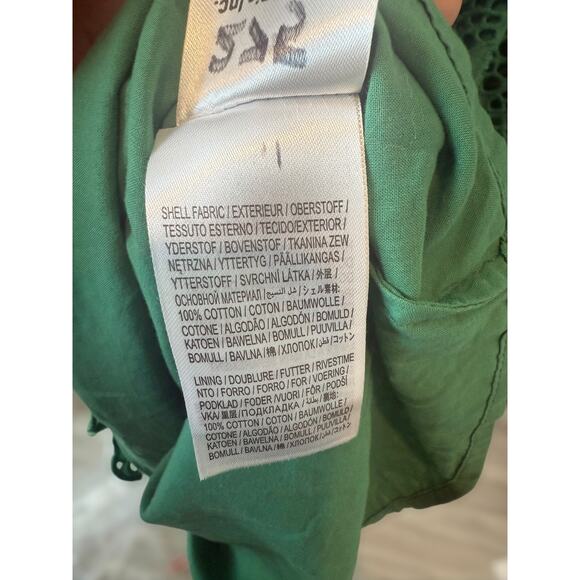 NWT Farm Rio Coconut Tree Richilieu Strapless Midi Dress Green Womens Sze Medium - Picture 6 of 16